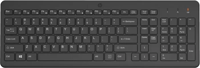 Wireless keyboard with 2.4