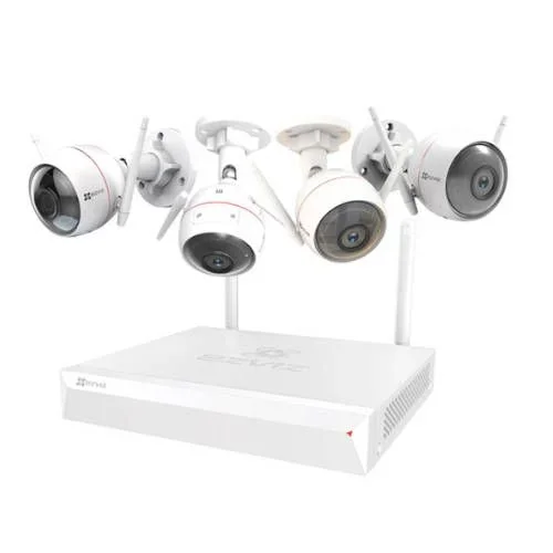 Wireless kit x5s-4w + 4 camaras c3wn (cs-bw3424b0-e40) ezviz