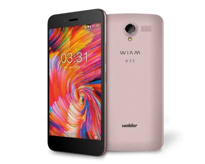 Wolder Smartphone WIAM #33 Pink – 5.5’/13.9CM HD IPS – CAM 8/13MP – QC 1GHz – 16GB – 1GB RAM – Android 6.0- DUALSIM 4G – 2900MAH