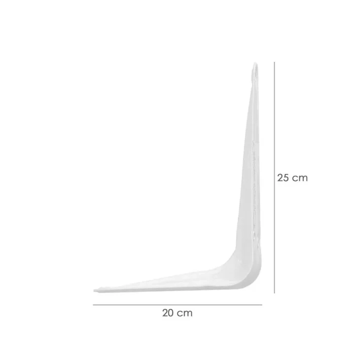 WOLFPACK LINEA PROFESIONAL 21040305 Palomilla Wolfpack Pintada Blanca 200×250 mm, Color, único