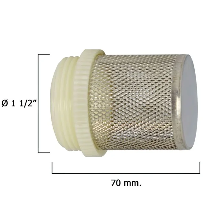 WOLFPACK LINEA PROFESIONAL – Filtro Inoxidable Para Válvula Retencion 1 1/2″