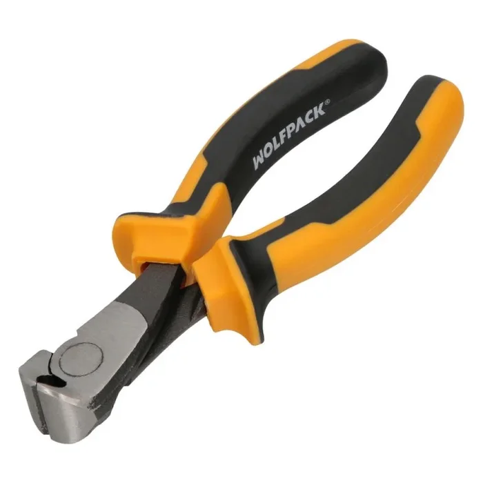 WOLFPACK LINEA PROFESIONAL Alicates Corte Frontal 150 mm. Acero DIN 5745. Pelacables, Corta Cables, Pelador Cables,
