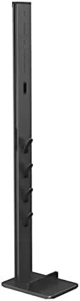 Xavax Standfuß-Organizer für Akkustaubsauger, Schwarz Soporte Organizador para aspiradoras a batería, 29,5 x 22 x 128 cm, Color Negro, 0 Decibeles