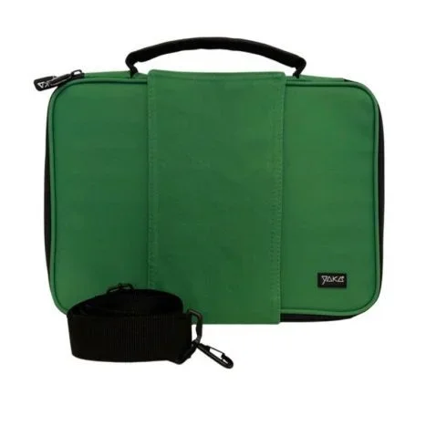 YAKA Bolsa de ordenador con pata EasyFix Revolucionario …, verde, 13,3 pouces