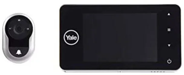 Yale DDV 500 – Mirilla Digital para Puerta, Plateado, DDV 4500