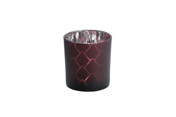 Yankee candle modern pinecone votive holder purple