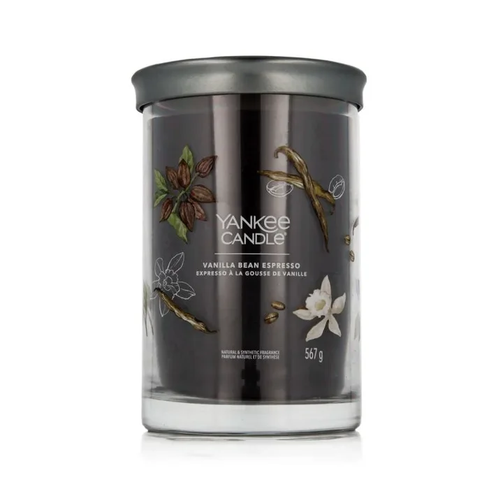 Yankee Candle Signature – Vela perfumada | Vela de vaso grande de vainilla con doble mecha, mezcla de cera de soja de larga duración, regalo perfecto para mujeres