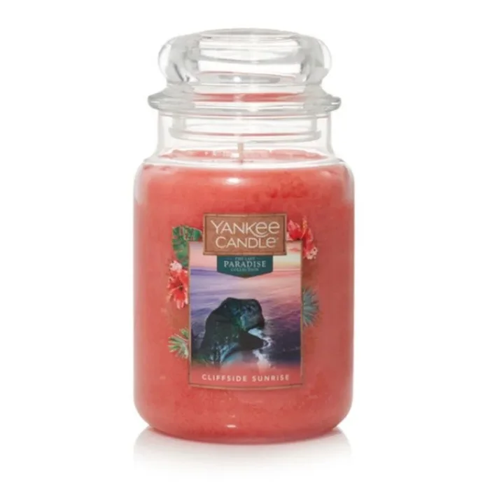 Yankee Candle Vela perfumada | Vela perfumada | Vela en tarro grande Cliffside Sunrise | Tiempo de combustión: hasta 150 horas