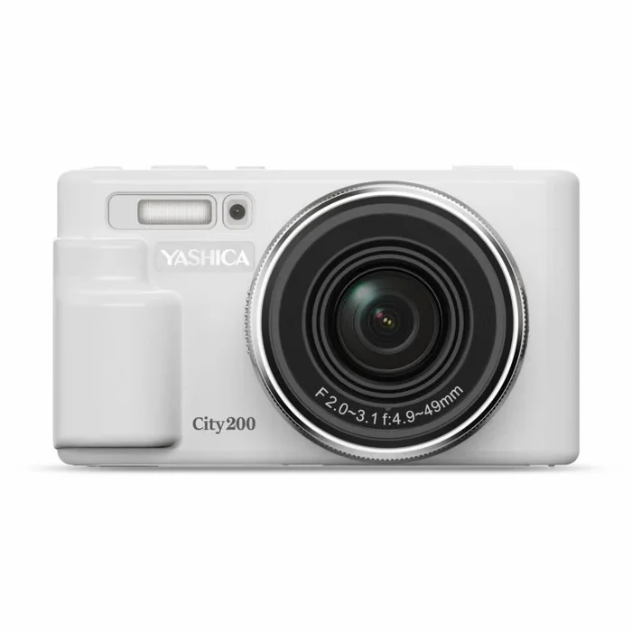 YASHICA City 200 Cámara Digital 4K Blanca