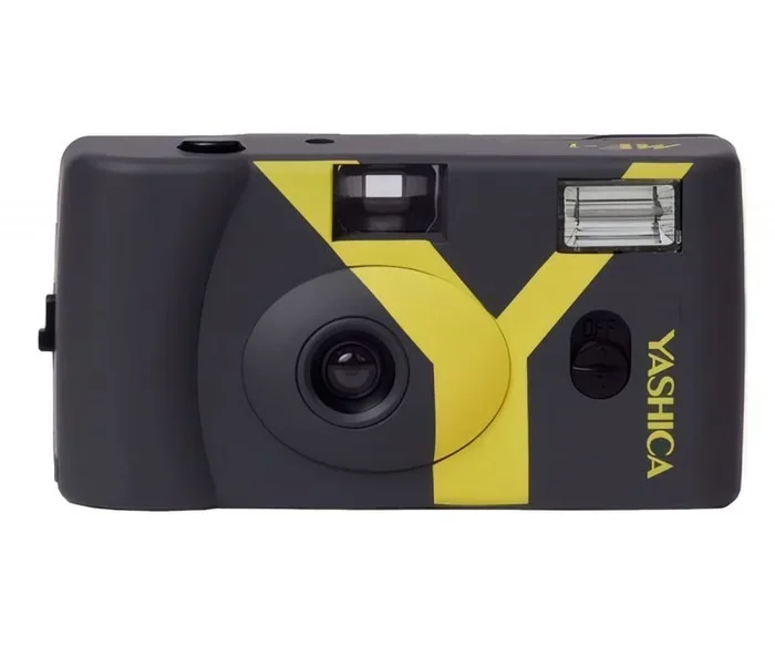 Yashica mf-1 snapshot art camera grey / cámara compacta analógica