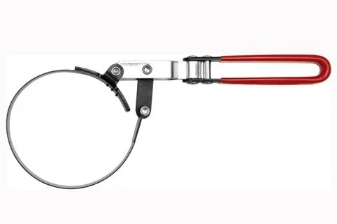 Yato, modelo YT-0820, Llave de correa para filtro de aceite, ideal para un ajuste seguro y fácil de filtros de aceite, fabricada con materiales de alta calidad.