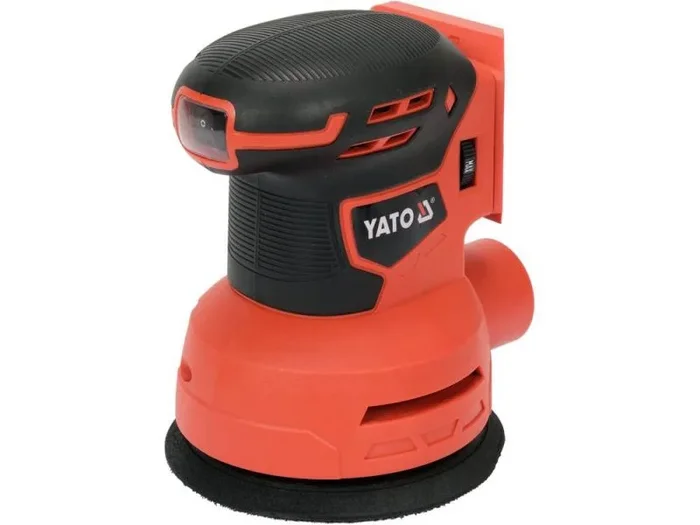 Yato YT-82753 lijadora portátil Lijadora rotorbital 12000 RPM Negro, Naranja