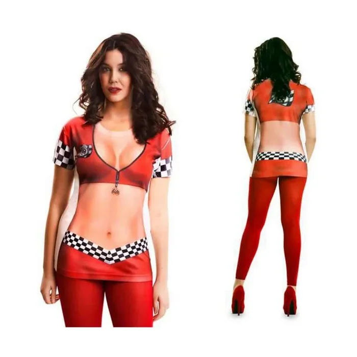 Yijja Fast Fun (Charm Kingdom YJ00080) – Camiseta manga corta de racing para mujer, talla S