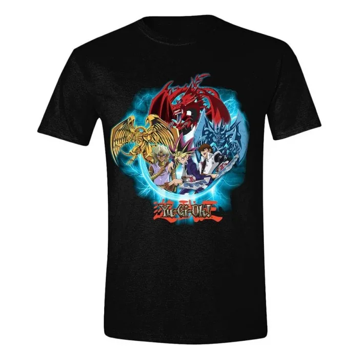 Yu-gi-oh! camiseta group shot blue vortex talla xl