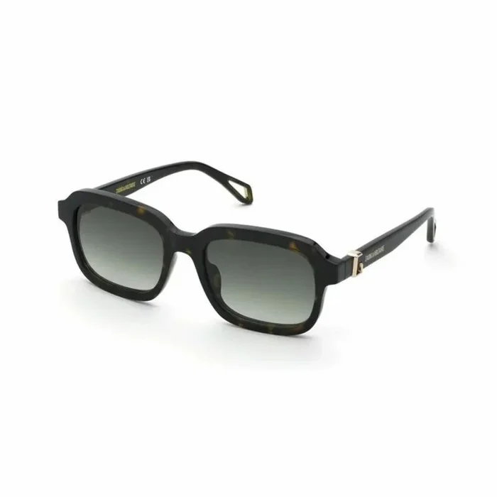 Zadig & Voltaire SZV416 Gafas, Shiny Dark Havana, 53 para Mujer