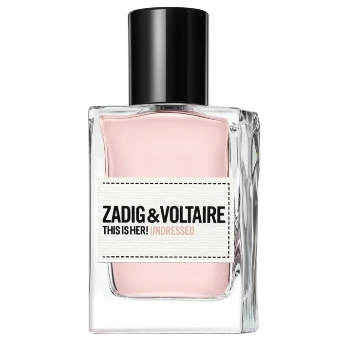 Zadig & Voltaire This Is Her! Undressed Eau de Parfum / Fragancia femenina intensa y moderna / 50 ml / Perfume sofisticado para mujeres seguras