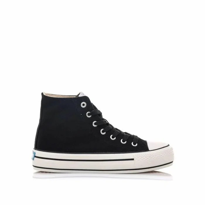 Zapatillas Deportivas Mujer Mustang Bigger-X Canvas Negro 41
