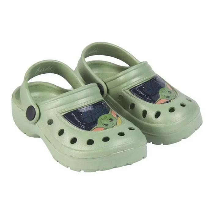 Zuecos de Playa The Mandalorian Rojo Verde 27