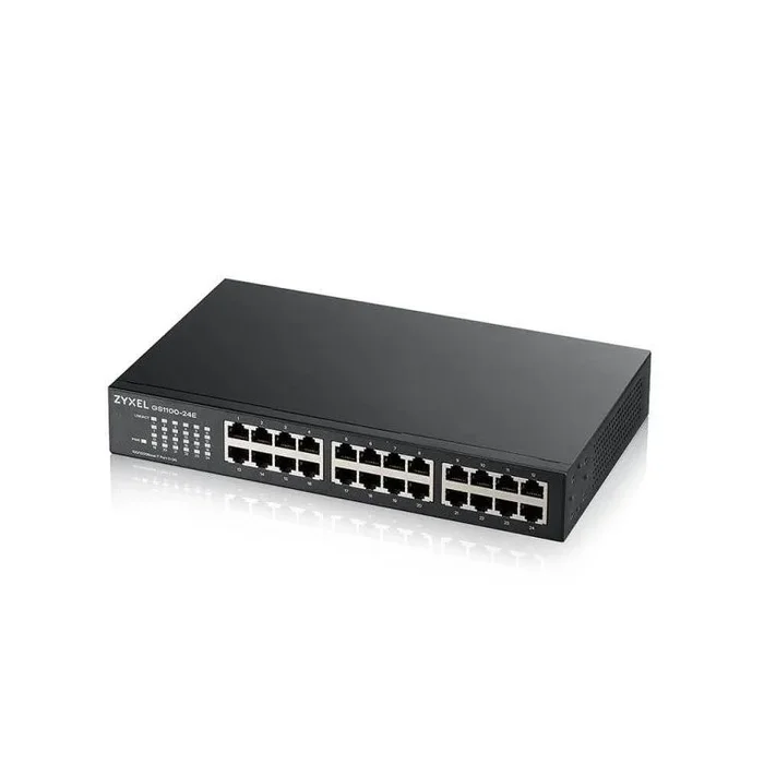 Zyxel GS1100-24E switch No administrado Gigabit Ethernet (10/100/1000) Negro
